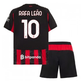 Virallinen pelipaita AC Milan Rafael Leao 10 Koti 2025-26 Lyhythihainen - Lasten ( + Lyhyet housut )